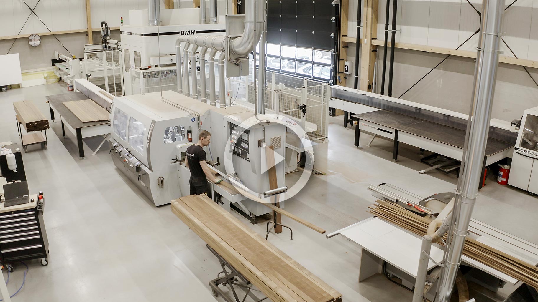 Different Doors Production Process in Budel
