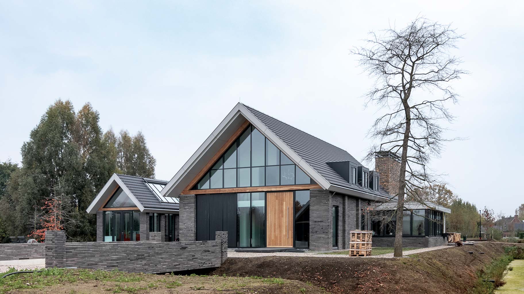 Pivoting front door