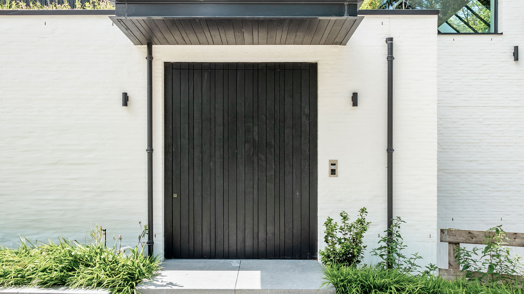 Pivoting front door