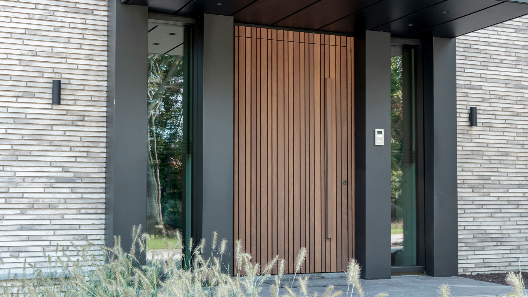 Pivoting front door